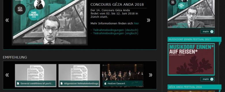 Concours Géza Anda
