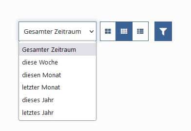 Zeitfilter in VIMP