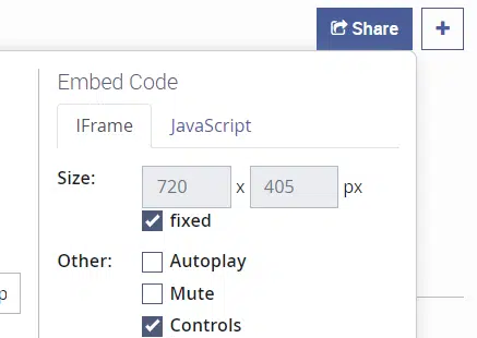 Javascript Embedcode