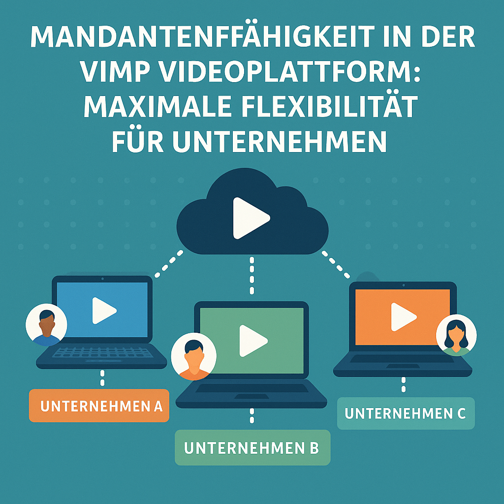 Mandantenfähigkeit in der VIMP Videoplattform: Maximale Flexibilität für Unternehmen